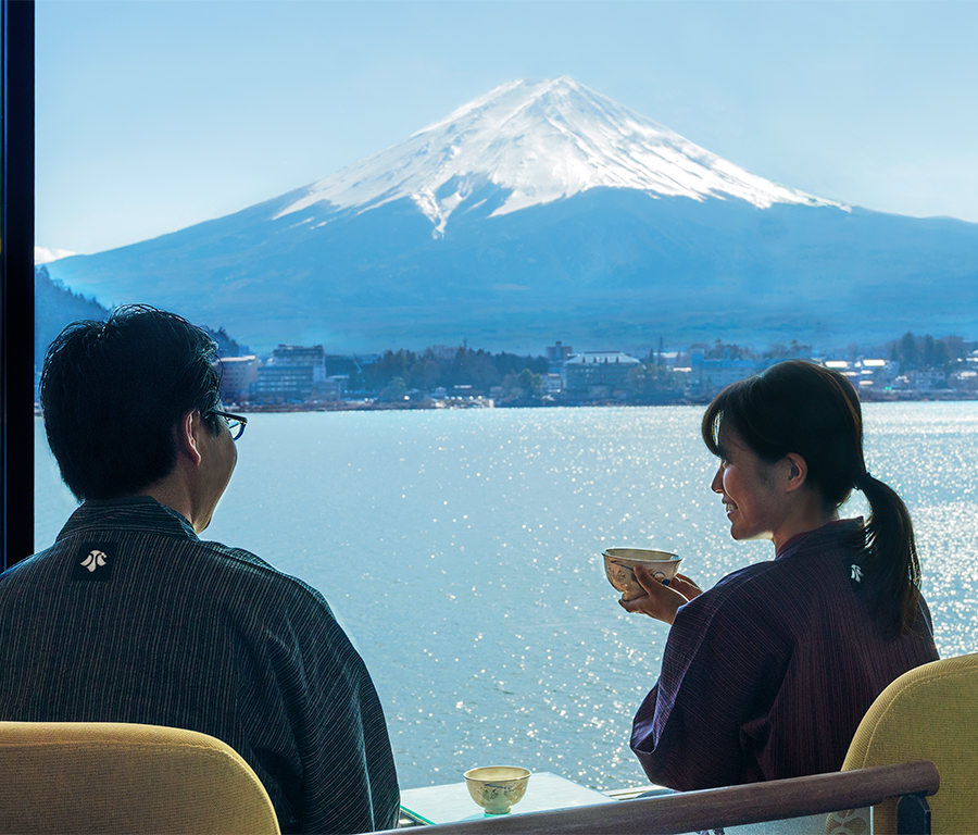 富士山をのぞむ